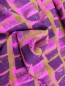 Preview: Swafing - Viskose kunstvolle Rechtecke violett auf pink und senf